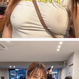 노브라로 한국 여행 다닌 스시녀