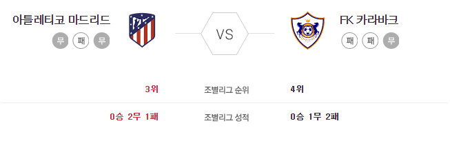 지극히 개인적인 챔스픽2 ATM VS 카라바크