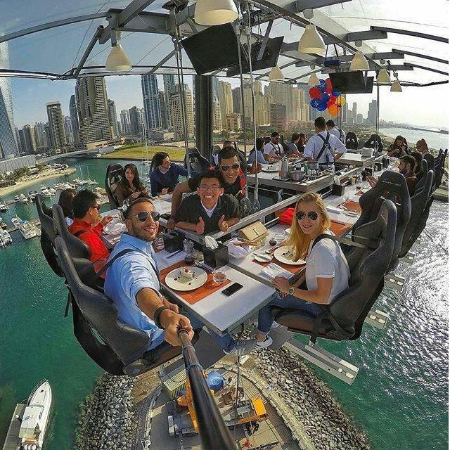 두바이 식당 풍경