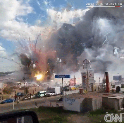 멕시코 폭죽 공장 폭발