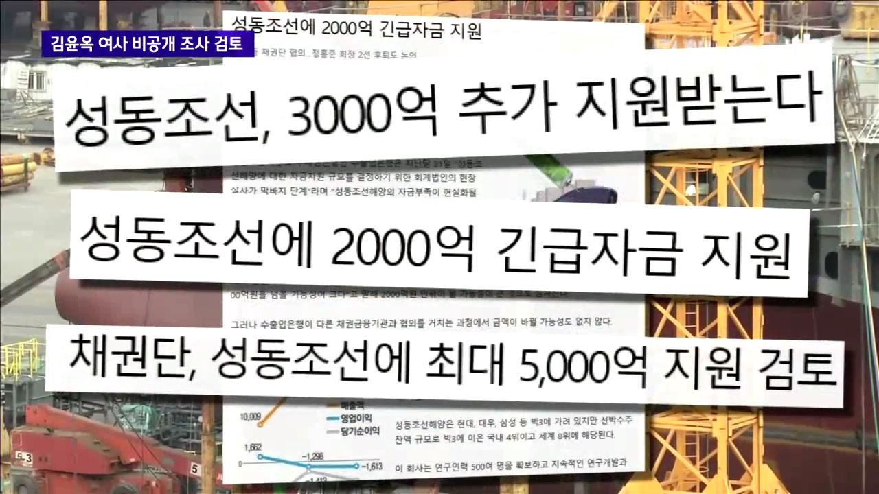 김윤옥 비공개 조사 검토