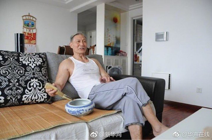중국 70대 할아버지 몸매 클라스