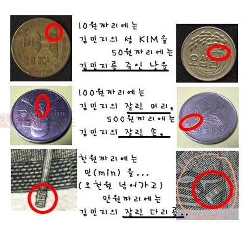 먹튀검증소 유머 한국화폐속 괴담