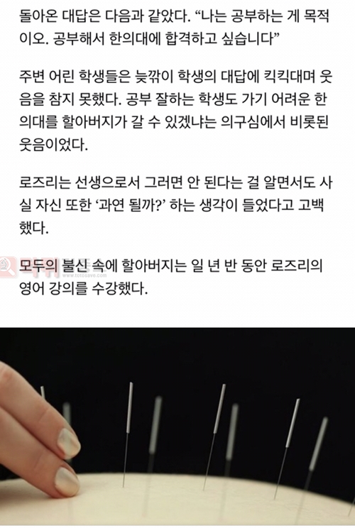 먹튀검증소 유머 70대 할아버지의 한의대 합격기