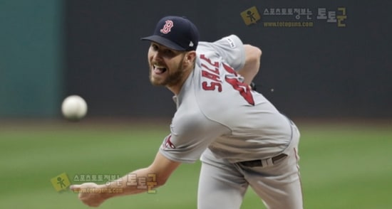 토토군 스포츠 뉴스 '닥터K' 크리스 세일, MLB 역대 최소 이닝 2천 탈삼진