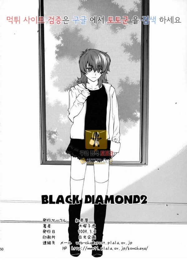 먹튀검증 토토군 어른애니망가 BLACK DIAMOND 2