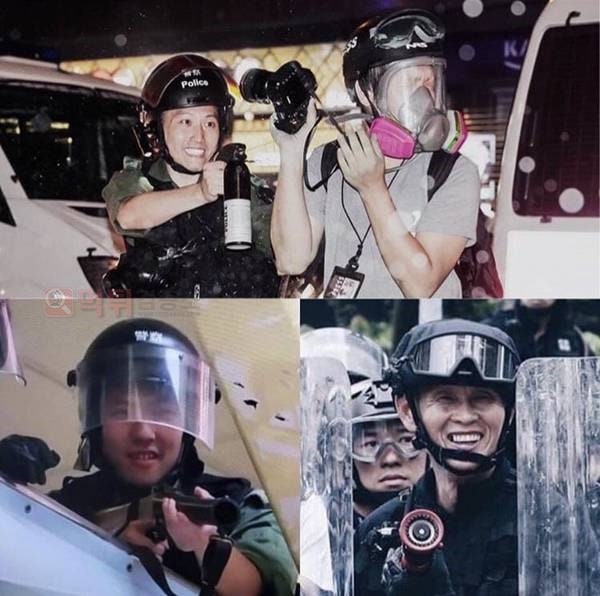 먹튀검증소 유머 시위대를 쏘며 즐거워하는 홍콩경찰