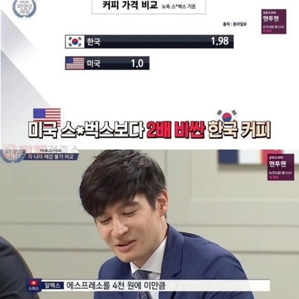 먹튀검증소 유머 외국에 비해 한국이 비싸다고 느끼는 것