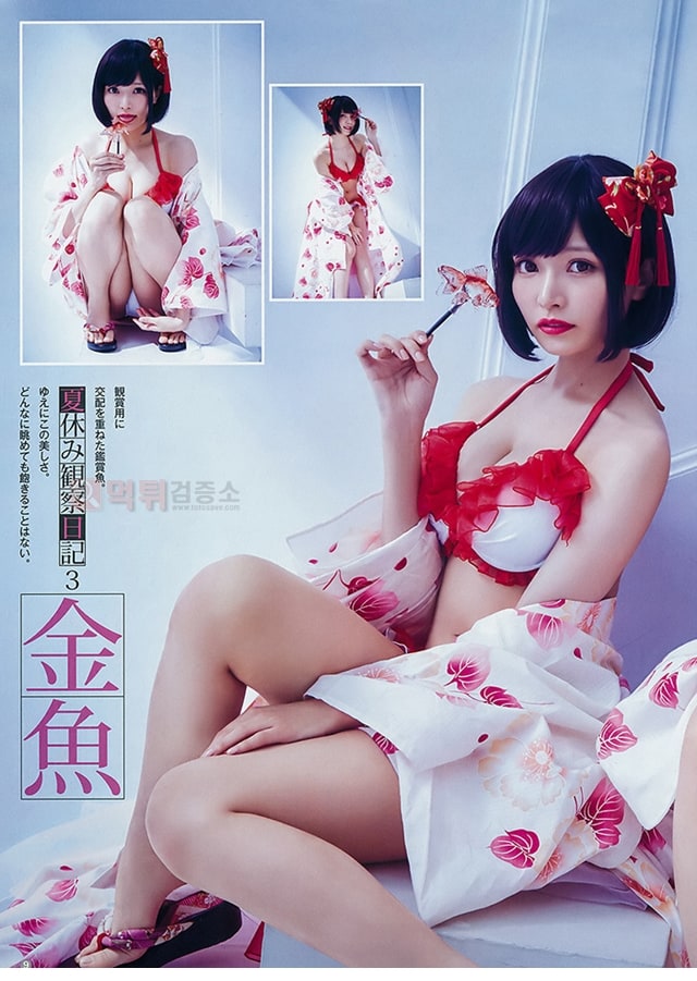 먹튀검증소 포토 일본 코스프레 모델과인스타 그라비아의 여왕의 기적의 콜라보 화보 에나코 니토리 01