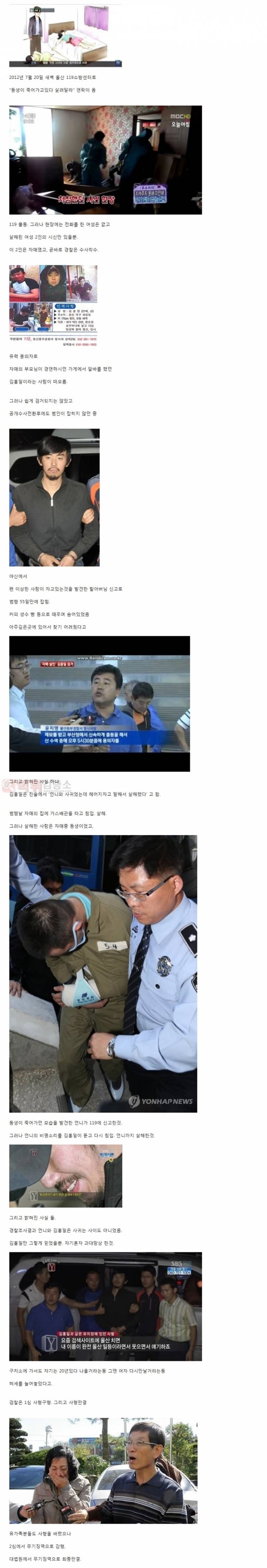먹튀검증소 유머 2012년 울산자매살인사건