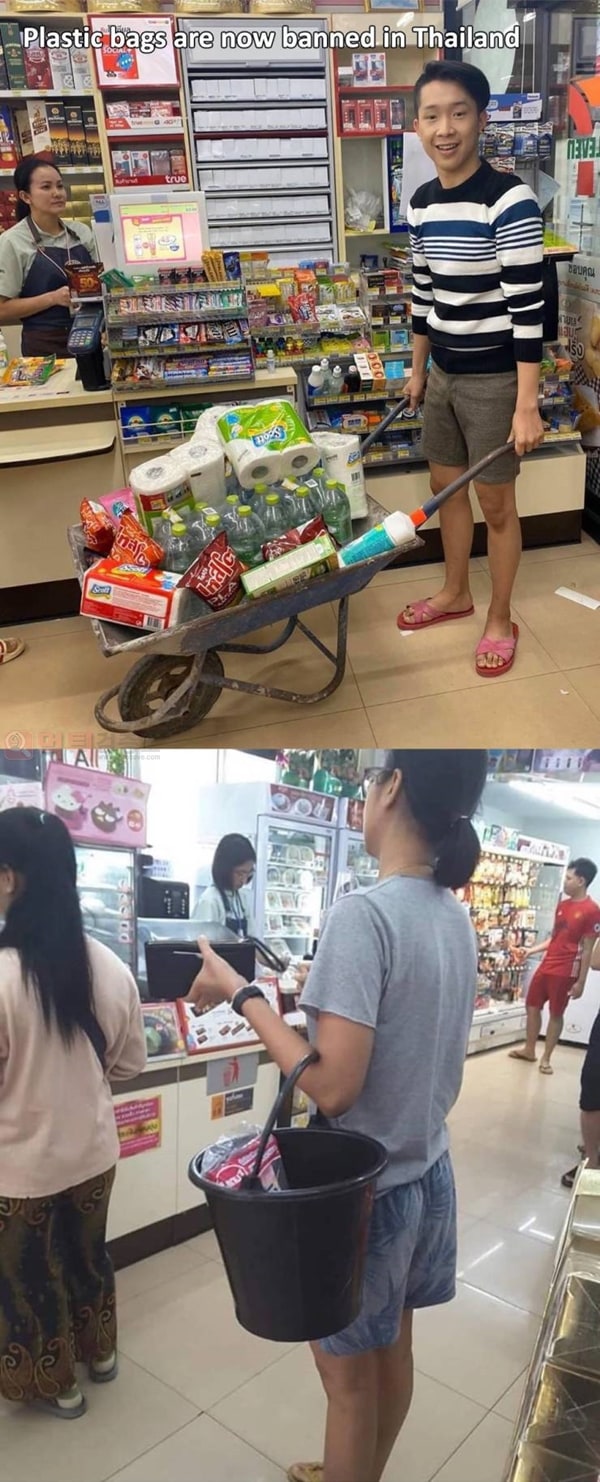 먹튀검증소 유머 비닐봉지 금지된 태국