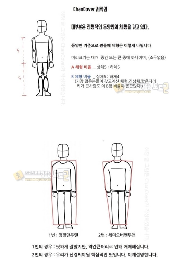 먹튀검증 토토군 유머 동양인 체형별 비율 좋게 입는 방법