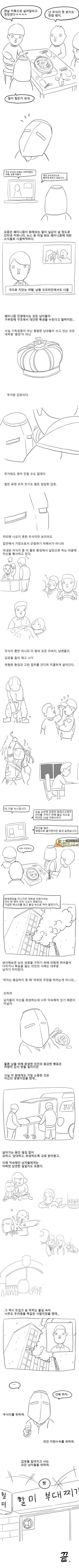 주소야 유머 남자는 갑옷을 입는다