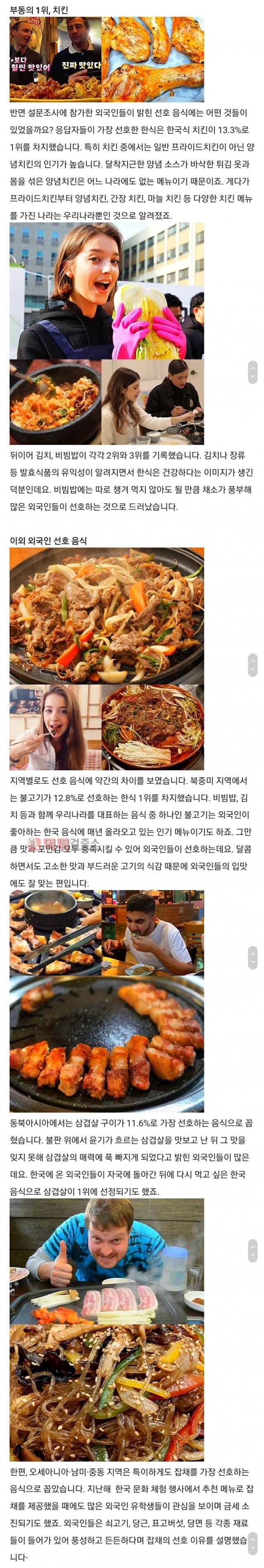 먹튀검증소 유머 외국인들이 뽑은 최고 & 최악의 한국 음식