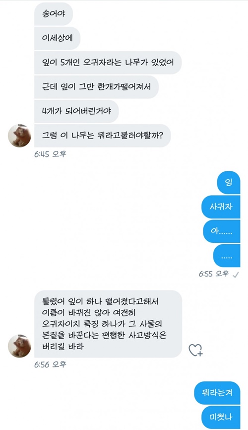 오귀자라는 나무