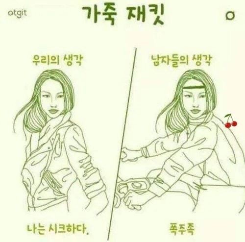 여자와 남자의 시선 차이