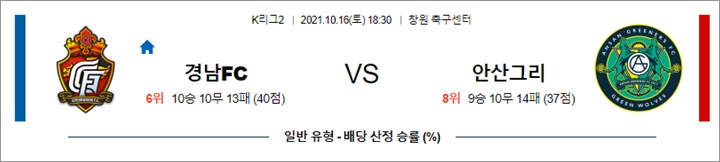10월 16일 K리그2 2경기 분석