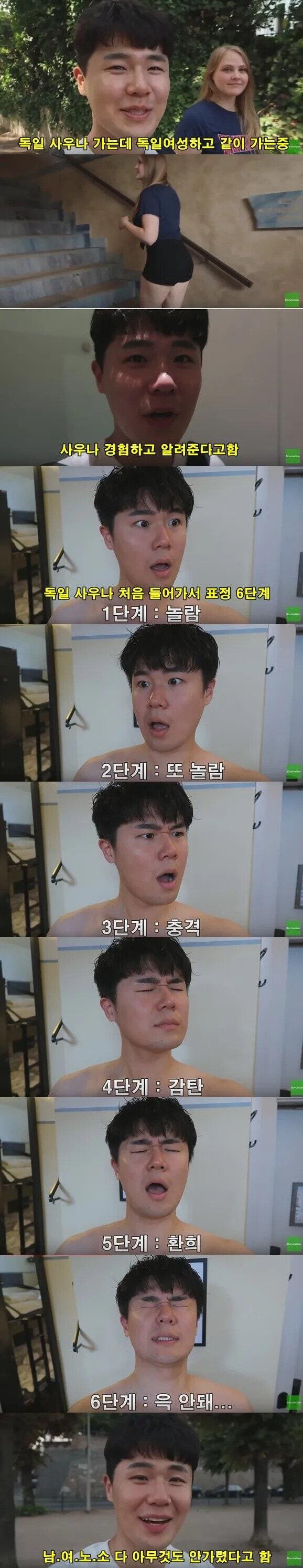 독일의 사우나를 경험하고 충격먹은 한국인