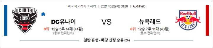 10월 28일 MLS 11경기 분석