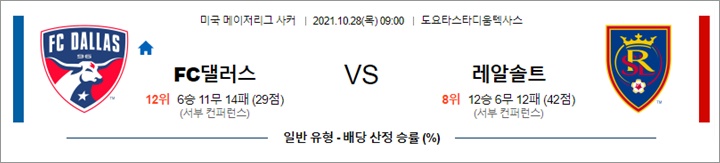 10월 28일 MLS 11경기 분석