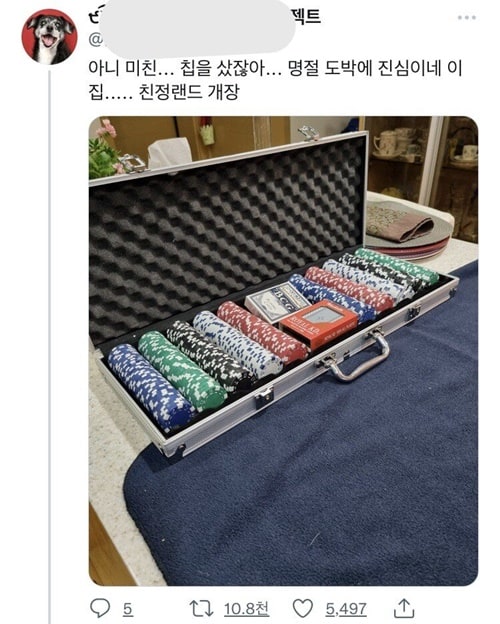 명절 도박에 진심인 친척