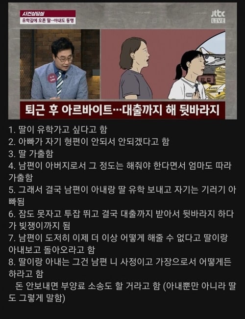 이혼소송 당해버린 기러기 아빠