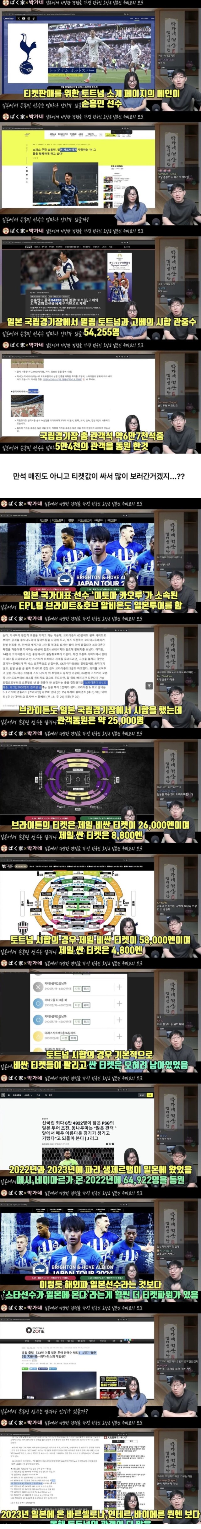 손흥민 경기 일본 티켓가격