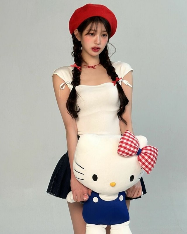 아이브 장원영 키티공주 변신