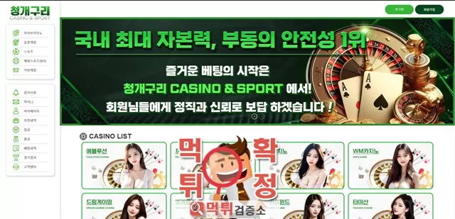 청개구리 먹튀사이트 확정