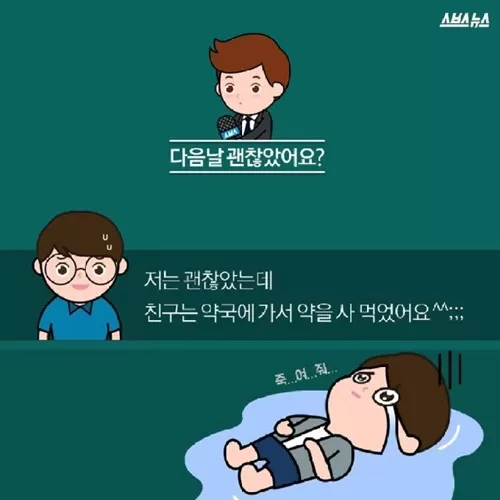 주당 뽑기 이벤트 1등은 몇 병을 마셨을까요?