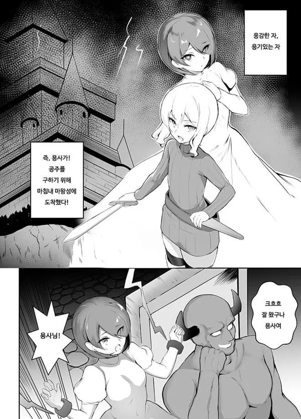 암컷타락한 용사님