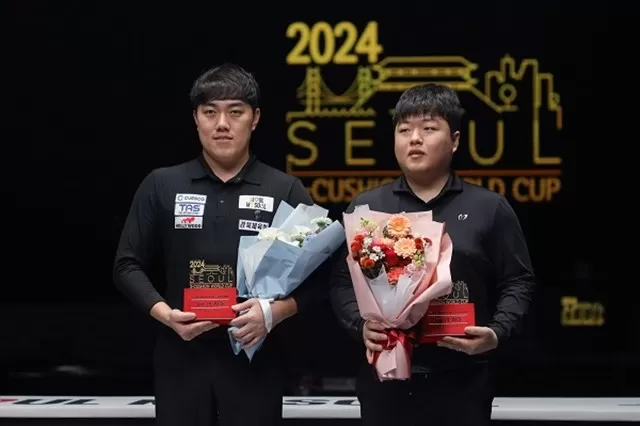 '세계 1위 벽 높았다' 야스퍼스, 4개월 만에 '또' 우승...조명우, 김준태는 준우승에 그쳐