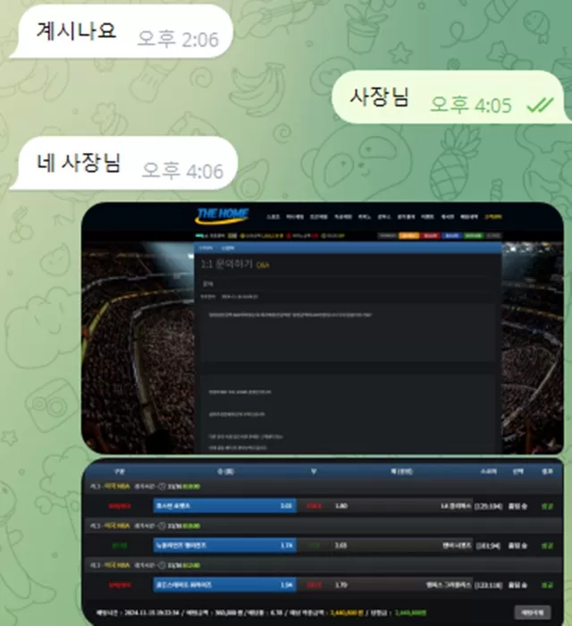 더홈 먹튀사이트 확정