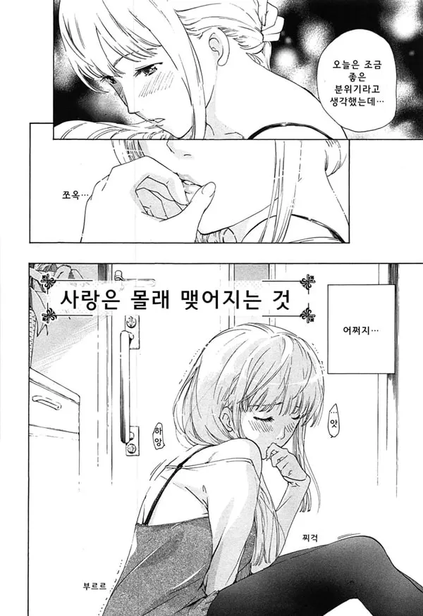 사랑은 몰래 맺어 지는것